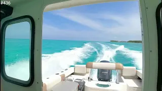 Alone Boating to Berry Island Bahamas in a small Crooked PilotHouse Boat Miami To Bimini