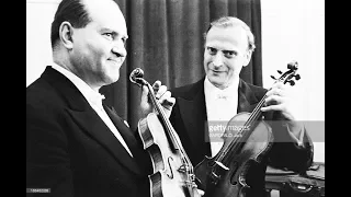 Bach Double Violin Concerto -Yehudi Menuhin And David Oistrakh 1945