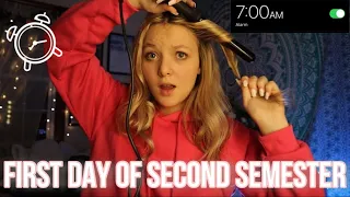 HIGH SCHOOL DAY IN MY LIFE (JUNIOR YEAR) 2024!!! *FIRST DAY OF 2ND SEMESTER*| Rachel Renee