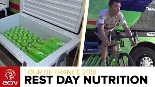 What Do Tour De France Riders Eat On A Rest Day? With Cannondale-Drapac | Tour De France 2016