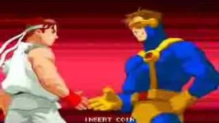 X-Men vs Street Fighter Arcade Intro