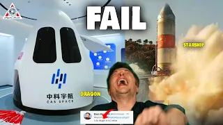 Disaster! China's desperate attempt to COPY all SpaceX Rockets, making laugh at Elon Musk