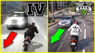 GTA V vs GTA IV - Сравнение Интеллекта NPC