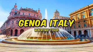 Genoa, Italy Walking Tour [4k Ultra HD 60fps] - With Captions