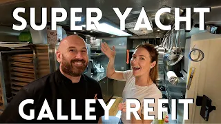 Super Yacht Galley Refit Part 1 PLUS Yacht Chef Q&A