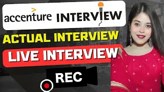 🔥ACCENTURE Actual Live Interview  | Accenture Live recording Interview🔥