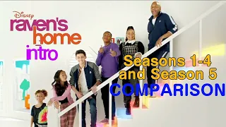 Raven's Home - Intro (Seasons 1-4 and Season 5 Comparison)