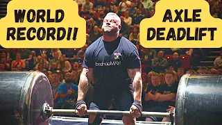 The Day the AXLE DEADLIFT World Record was Broken TWICE!