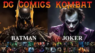 🏹Celebrity Mortal Kombat | DC Comics part 1