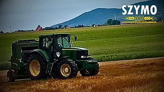 Żniwa 2021/Prasowanie słomy/John Deere 6920&John Deere 582