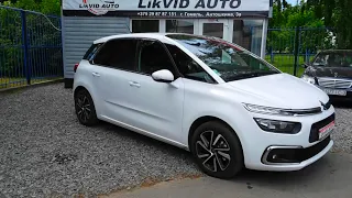 Обзор-продажа Citroen C4 PICASSO 2018 г.в. 6-АКПП 1.6 HDi