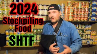 Preppers Stockpiling Food 2024 SHTF