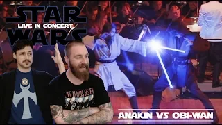 Anakin Vs Obi Wan - Live In Concert - Reaction!