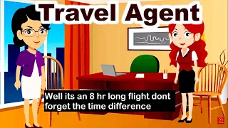 English Conversation between Travel Agent  and Customer|English Conversation Video With Subtitles