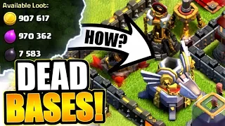 HOW TO FIND DEAD BASES IN CLASH OF CLANS!! SECRET TO FARMING FAST!