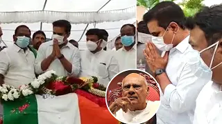 Minister KTR Pays Homage To Konijeti Rosaiah | TRS | CM KCR | Political Qube