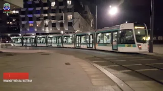 4K Paris Tram T3b  -  Porte d'Asnières | Just train
