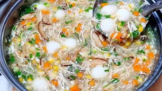 SÚP GÀ | Cách nấu SÚP GÀ thơm ngon bổ dưỡng bồi bổ sức khỏe cho cả nhà|chicken soup -phùng bắctv#254