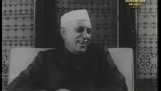 Jawaharlal Nehru's interview with Arnold Michaelis  - 1958 Archive video