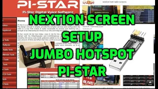 NextIon screen SETUP-  MMDVM Jumbo Hotspot -Pi-Star