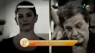 Fábio Jr. demonstra não gostar do depoimento de Mari Alexandre e se emociona com