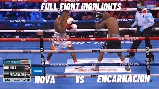 Abraham Nova vs  William Encarnacion Full Fight Highlights