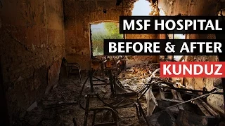 Satellites images of MSF's Kunduz Hospital before and after the attack