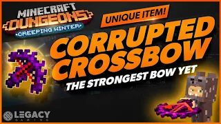 Minecraft Dungeons - CORRUPTED CROSSBOW | Unique Item Guide | Creeping Winter DLC