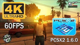 Grand Theft Auto San Andreas PS2 In 4K 60fps PCSX2 1.6.0 [2020]