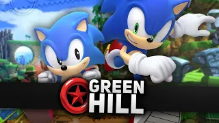 Sonic Generations - All Green Hill Zone Act 1 and Act 2 Red Star Ring Locations and S-Ranks (4K)