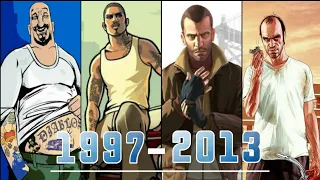 The Evolution of Grand theft auto / GTA (1997-2013)