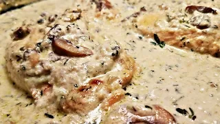 Creamy Garlic Chicken Breast Recipe #subscribe