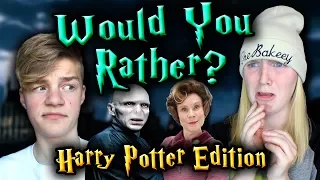 WOULD YOU RATHER - Harry Potter Edition w/ WiseHufflepuff