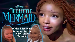 White Kids Blind Reaction to the NEW Little Mermaid