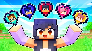 Making my FRIENDS into HEARTS in Minecraft!