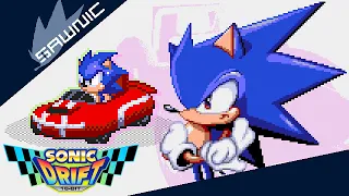 SAWNIC in Sonic Drift 16-Bit (v1.0.5.0 Update) ✪ All Courses Run (1080p/60fps)