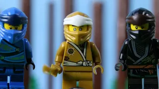 LEGO Ninjago Golden Zane Fight STOP MOTION LEGO Ninjago: Zane Saves the Day | LEGO | Billy Bricks