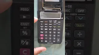 COMO COLOCAR PAPEL NA Calculadora de Impressão Casio HR-8RC-BK