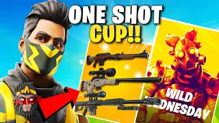 ONE SHOT CUP VE FORTNITE!! POUZE SNIPERKY!!