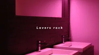 "Lovers rock" by Tv girl but you're in the bathroom of a party