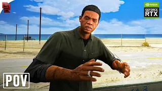 GTA V: 'Franklin & Lamar' POV Mission on RTX™ [4k] Maxed-Out Gameplay - Ultra Realistic Graphics MOD
