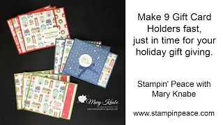 Make 9 Gift Card Holders Fast