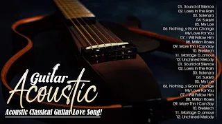 Amazing Instrumental Guitar Music Relaxing 🎸 The Best Acoustic Guitar Love Songs in the World