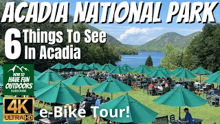 6 THINGS TO SEE in ACADIA NATIONAL PARK // e-Bike on the Carriage Trail