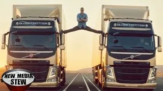 JEAN-CLAUDE VAN DAMME Epic Split in Volvo Commercial