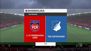 FIFA 23 | FC Heidenheim 1846 vs TSG Hoffenheim - Bundesliga | Gameplay