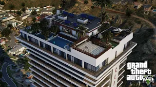 Tour of Franklins $20,000,000 Eclipse Towers Penthouse | GTA 5