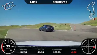 2022 Hyundai Elantra N 아반떼N 3/6/22 Thunderhill Raceway Track West CCW Session 3