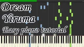 Dream - Yiruma - Very easy and simple piano tutorial synthesia planetcover