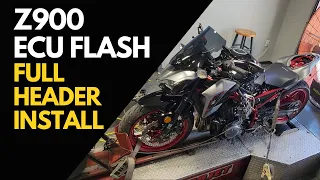 Z 900 Black Widow Exhaust Full Header Review